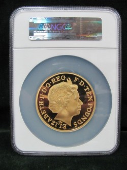 最初の10枚 2014年 英国 第一次世界大戦100周年記念 5オンス金貨 NGC PF70UC