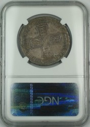 あのVIGOです！ 1703年 英国 アン女王 VIGO 1/2クラウン銀貨 NGC AU55