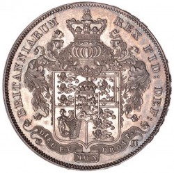 激レア 大幅値下げ 発行150枚のみ 1826年 英国 ジョージ4世 プルーフクラウン銀貨