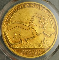 <FONT color=blue>大特価！</FONT>鑑定品これ一枚！ 発行20枚のみ 1969年/1769年 オーストリア トリエステ ゴールドメダル リストライク PCGS SP64