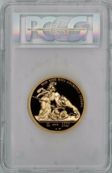 1776年 (2014年リストライク) Libertas Americana 5オンス大型金貨 PCGS PR70DCAM