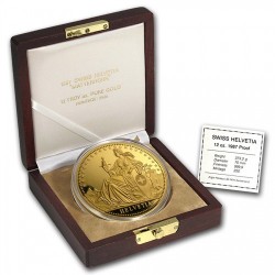1987年 スイス 12オンス プルーフ金貨