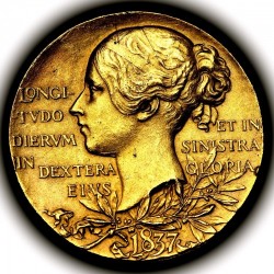 1897年 英国 ヴィクトリア女王 ゴールドメダル