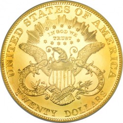 最高鑑定 1902年 米国 $20 ダブルイーグル プルーフ金貨 PCGS PR65 CAMEO