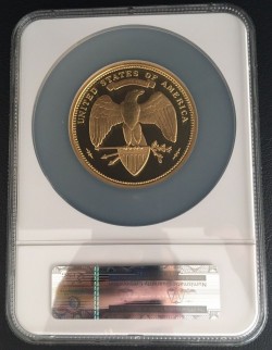 2014年（1876年）George T Morgan 5オンスプルーフ金貨 NGC GEM Proof