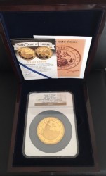 2014年（1876年）George T Morgan 5オンスプルーフ金貨 NGC GEM Proof