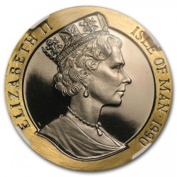 1990年 マン島 ペニーブラック金貨 NGC GEM Proof 1990年 マン島 ペニーブラック金貨 NGC GEM Proof