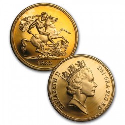 1985年 英国 ソブリンプルーフ金貨4枚セット