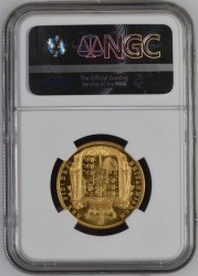 激レア R6 (存在数 3-5枚) 1825年 英国 2ポンド・パターン・プルーフ金貨 NGC PF64 CAMEO