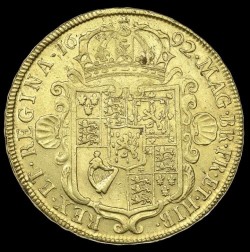 1692年 英国 ウィリアム＆メアリー 5ギニー金貨