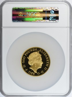 売り尽くし 2015年 英国 プレミアム・ブリタニア 5オンスプルーフ金貨 NGC PF70 Ultra Cameo