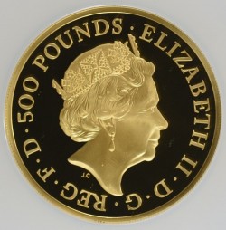 売り尽くし 2015年 英国 プレミアム・ブリタニア 5オンスプルーフ金貨 NGC PF70 Ultra Cameo