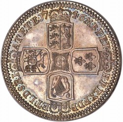 1746年 英国 ジョージ2世 プルーフクラウン銀貨 NGC PF65