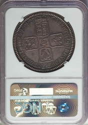 1746年 英国 ジョージ2世 プルーフクラウン銀貨 NGC PF65