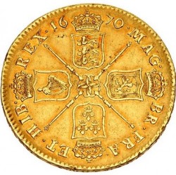 1670年 英国 チャールズ2世5ギニー金貨 NGC XF45