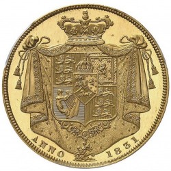1831年 英国 ウィリアム4世2ポンドプルーフ金貨 PCGS PR63 Deep Cameo