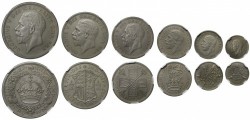 究極のセット 博物館級 1927年 英国 ジョージ5世 マットプルーフ銀貨6枚セット