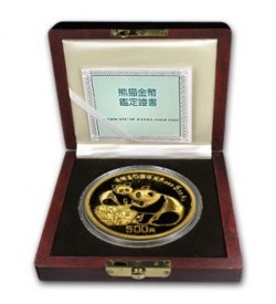 1987年中国 5オンス パンダプルーフ金貨