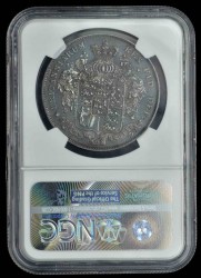 R 1826年 英国 ジョージ4世 プルーフクラウン銀貨 NGC PF62+